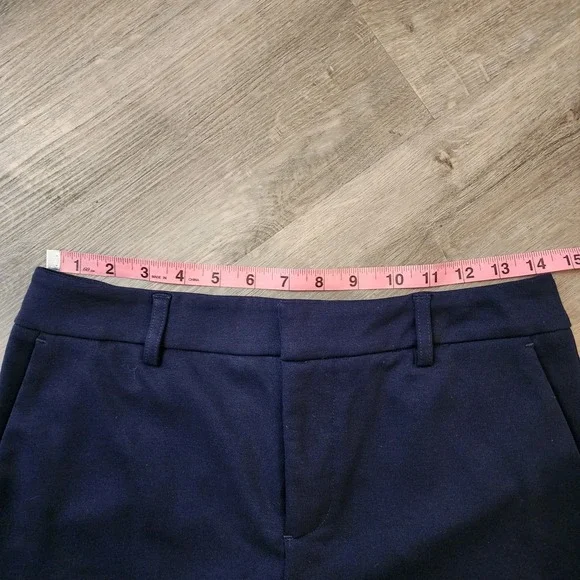 NWT Nic+Zoe Wonderstretch‎ Straight Leg Pant Dark Indigo Navy Size 6 Career $128 - Picture 7 of 15